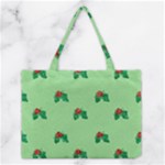 sequin christmas Holly Medium Tote Bag