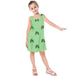 sequin christmas Holly Kids  Sleeveless Dress