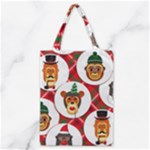 christmas hipster monkeys  Classic Tote Bag