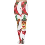 christmas hipster monkeys  Tights