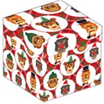 christmas hipster monkeys  Storage Stool 12 