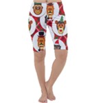 christmas hipster monkeys  Cropped Leggings 