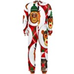 christmas hipster monkeys  OnePiece Jumpsuit (Men)