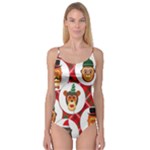 christmas hipster monkeys  Camisole Leotard 