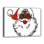 sequin African santa claus Canvas 16  x 12  (Stretched)