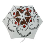 sequin African santa claus Mini Folding Umbrella