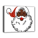 sequin African santa claus Deluxe Canvas 20  x 16  (Stretched)