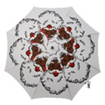 sequin African santa claus Hook Handle Umbrella (Medium)