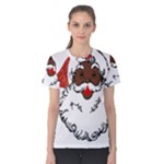 sequin African santa claus Women s Cotton Tee