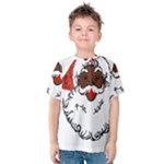 sequin African santa claus Kids  Cotton Tee