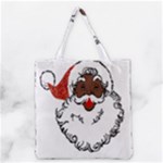 sequin African santa claus Grocery Tote Bag