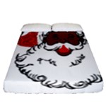 sequin African santa claus Fitted Sheet (Queen Size)