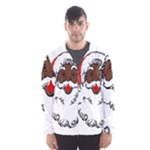 sequin African santa claus Hooded Wind Breaker (Men)