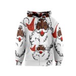 sequin African santa claus Kids  Zipper Hoodie