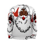 sequin African santa claus Women s Sweatshirt