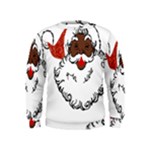 sequin African santa claus Kids  Sweatshirt