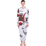 sequin African santa claus Hooded Jumpsuit (Ladies)