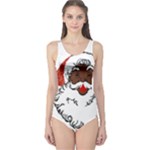 sequin African santa claus One Piece Swimsuit