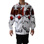 sequin African santa claus Hooded Wind Breaker (Kids)