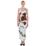 sequin African santa claus Fitted Maxi Dress