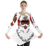 sequin African santa claus Long Sleeve Tunic 