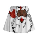 sequin African santa claus Mini Flare Skirt