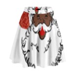 sequin African santa claus High Waist Skirt