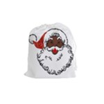 sequin African santa claus Drawstring Pouch (Medium)