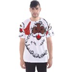 sequin African santa claus Men s Sport Mesh Tee