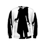 santa nosferatu Kids  Sweatshirt