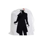 santa nosferatu Drawstring Pouch (Large)