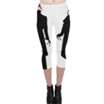 santa nosferatu Capri Leggings 