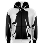 santa nosferatu Men s Zipper Hoodie