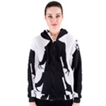 santa nosferatu Women s Zipper Hoodie