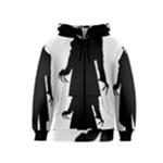 santa nosferatu Kids  Zipper Hoodie