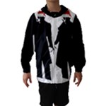 santa nosferatu Hooded Wind Breaker (Kids)