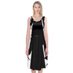 santa nosferatu Midi Sleeveless Dress