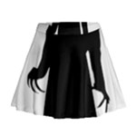 santa nosferatu Mini Flare Skirt