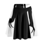 santa nosferatu High Waist Skirt