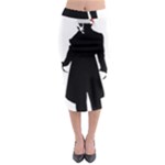 santa nosferatu Midi Pencil Skirt