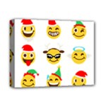 Xmas Emoji Happy Faces Deluxe Canvas 14  x 11  (Stretched)