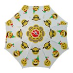 Xmas Emoji Happy Faces Golf Umbrella