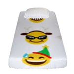 Xmas Emoji Happy Faces Fitted Sheet (Single Size)