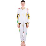 Xmas Emoji Happy Faces OnePiece Jumpsuit (Ladies)