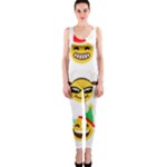 Xmas Emoji Happy Faces OnePiece Catsuit