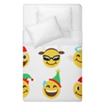 Xmas Emoji Happy Faces Duvet Cover (Single Size)