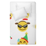 Xmas Emoji Happy Faces Duvet Cover Double Side (Single Size)