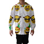 Xmas Emoji Happy Faces Hooded Wind Breaker (Kids)