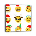 Xmas Emoji Happy Faces Mini Canvas 6  x 6  (Stretched)