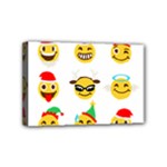 Xmas Emoji Happy Faces Mini Canvas 6  x 4  (Stretched)